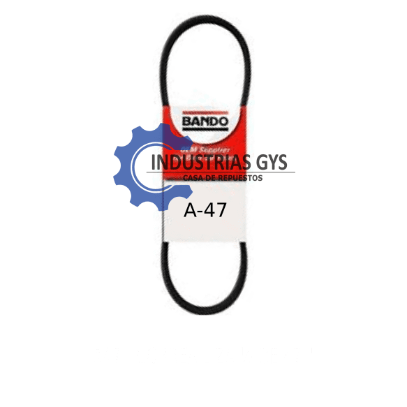 CORREA LIZA DE 1/2 X 47"